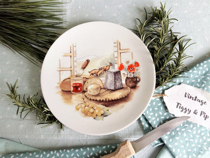 Six Limoges Porcelain Cheese Plates. from Tiggy & Pip - Just €138! Shop now at Tiggy and Pip