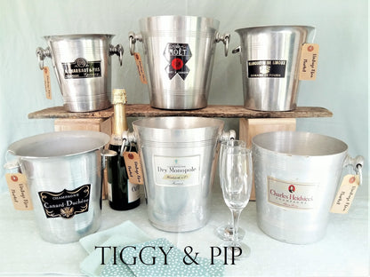 French Champagne Ice Buckets from Tiggy & Pip - Just €59! Shop now at Tiggy and Pip