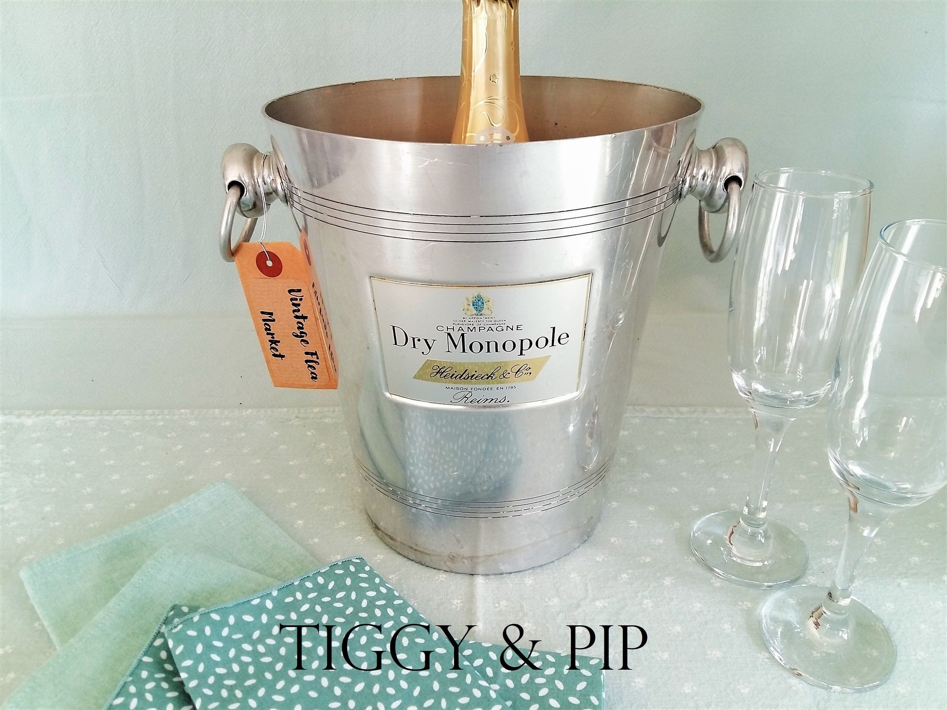 French Champagne Ice Buckets from Tiggy & Pip - Just €59! Shop now at Tiggy and Pip