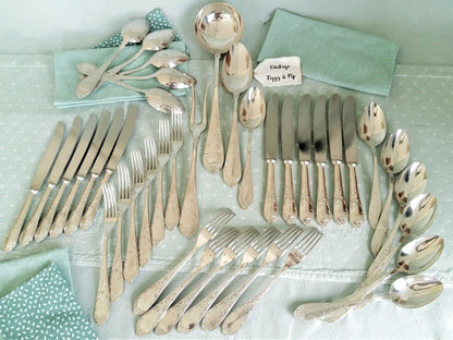 39 Piece Silver Plated Flatware Set. from Tiggy & Pip - Just €220! Shop now at Tiggy and Pip