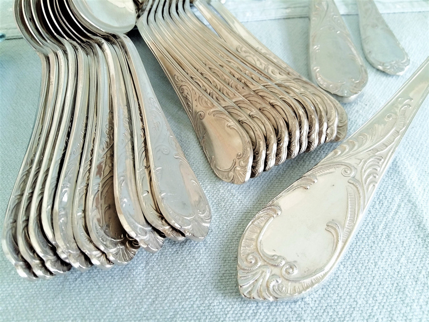 39 Piece Silver Plated Flatware Set. from Tiggy & Pip - Just €220! Shop now at Tiggy and Pip