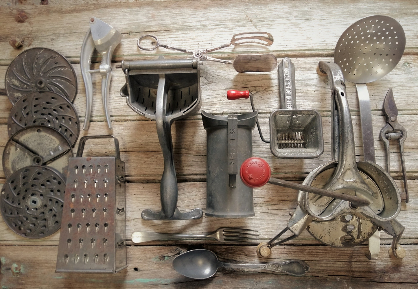 Set of 1950s / 1960s Kitchen Utensils. from Tiggy & Pip - Just €140! Shop now at Tiggy and Pip