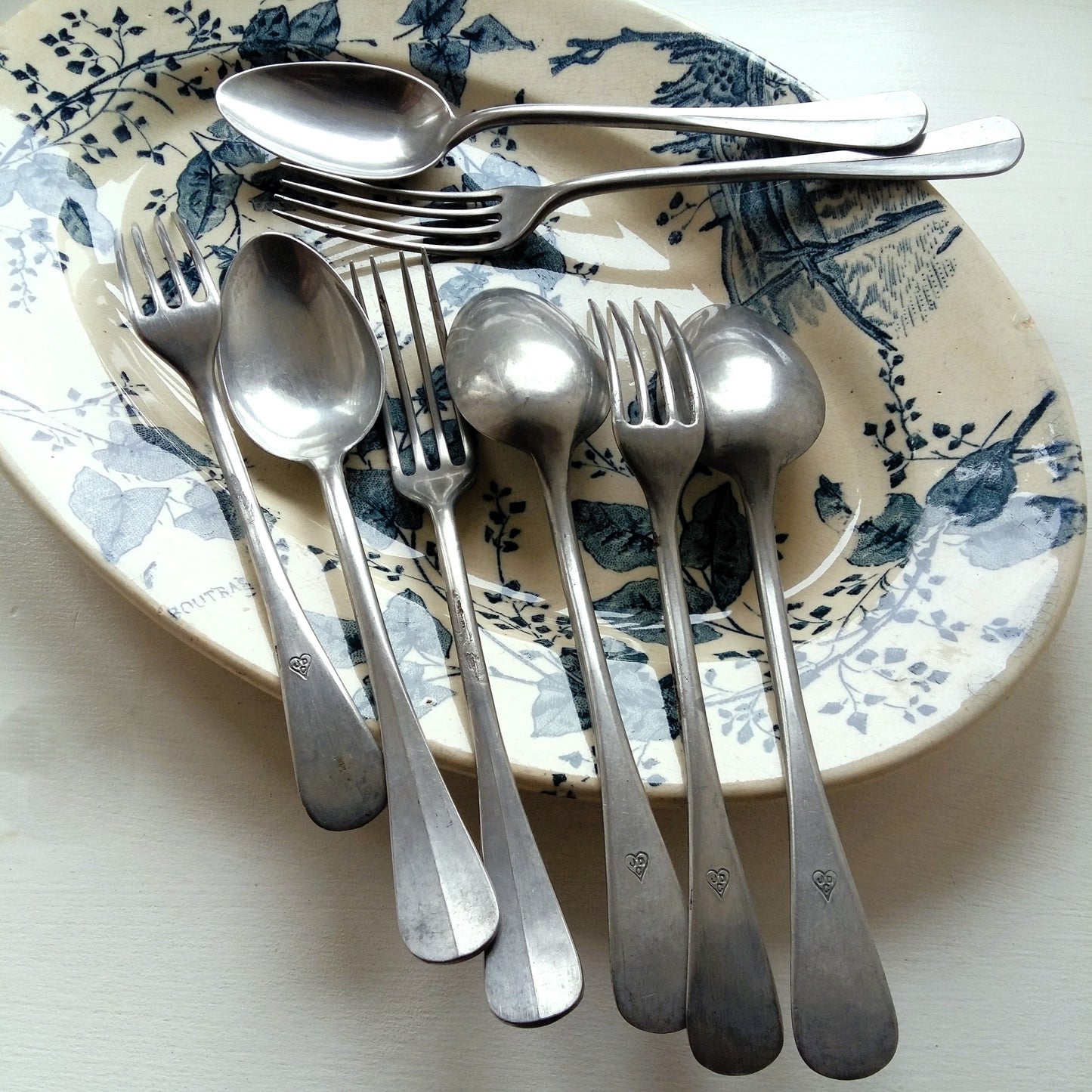 Set of 8 Antique Forks & Dessert Spoons from Tiggy & Pip - Just €64! Shop now at Tiggy and Pip