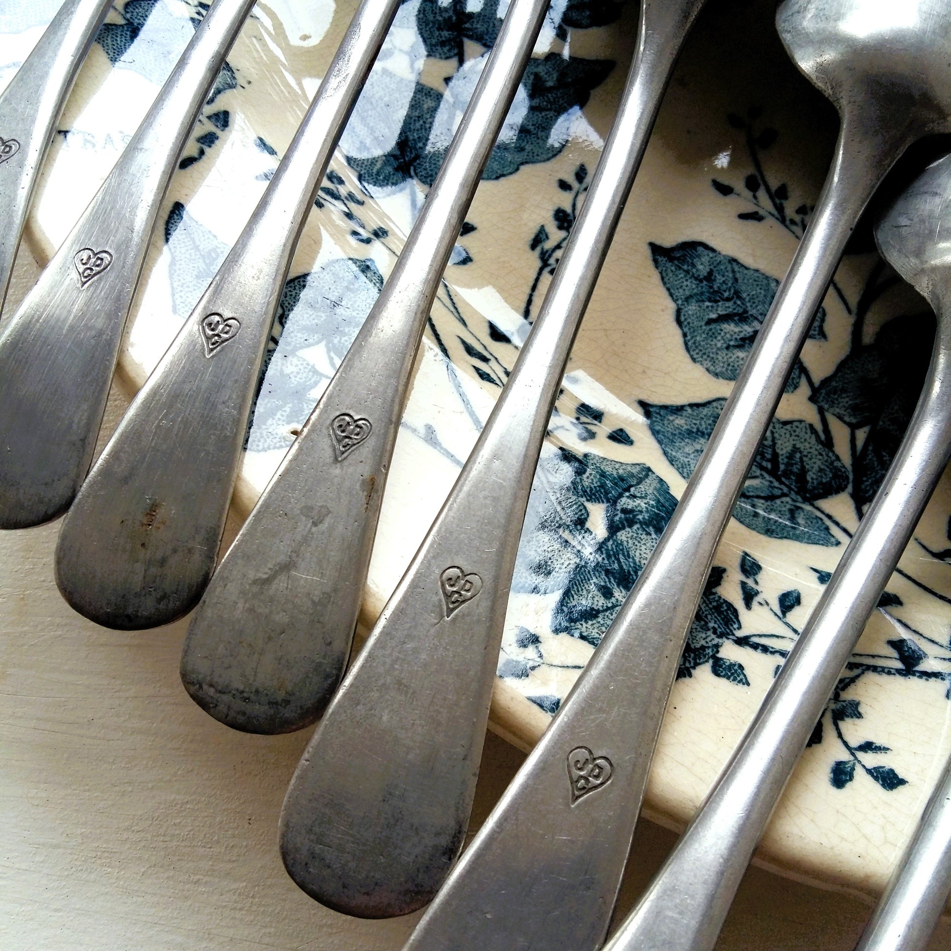 Set of 8 Antique Forks & Dessert Spoons from Tiggy & Pip - Just €64! Shop now at Tiggy and Pip