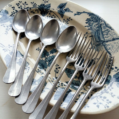 Set of 8 Antique Forks & Dessert Spoons from Tiggy & Pip - €64 with FREE worldwide shipping! Shop now at Tiggy and Pip