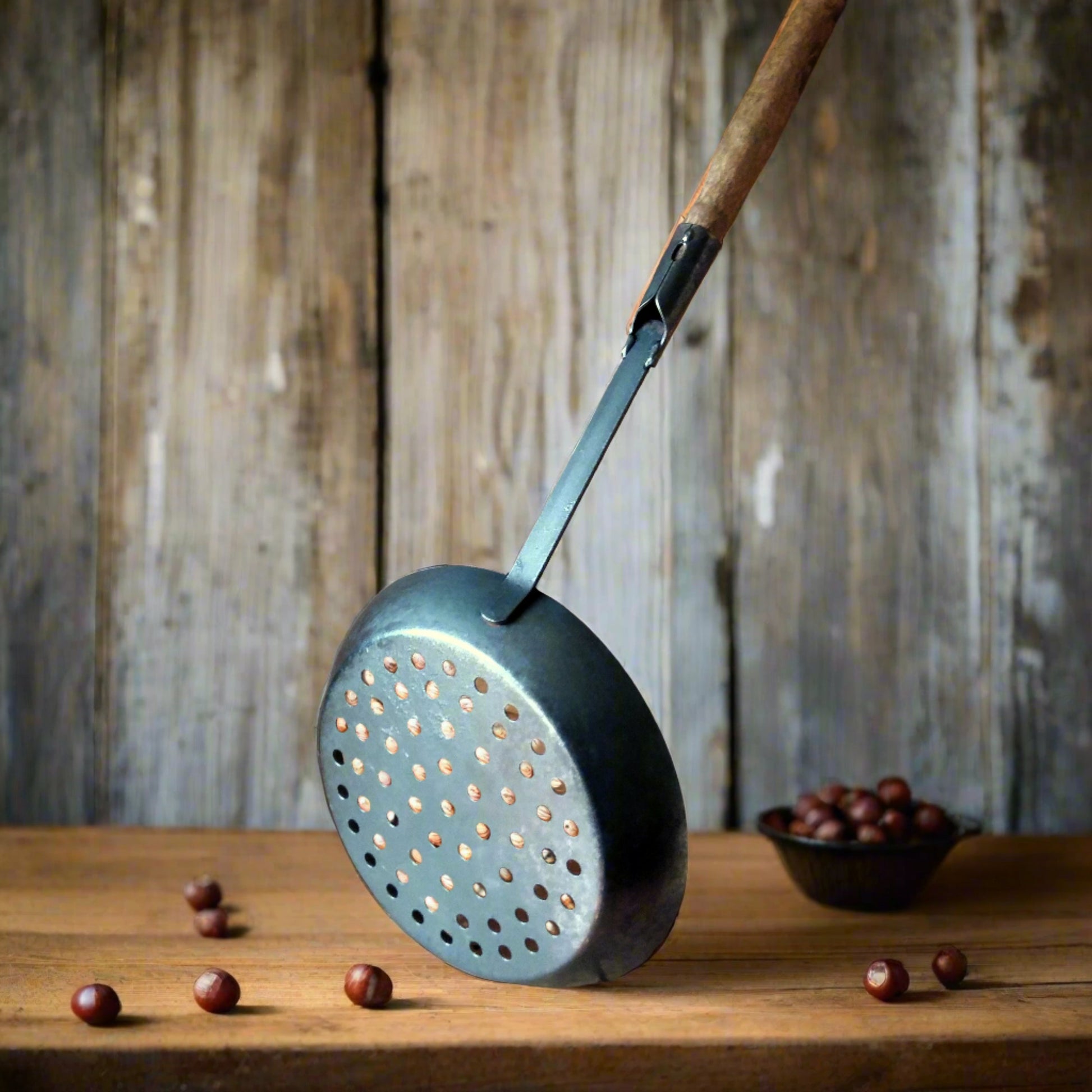 Extra Long Handled Chestnut Roaster from Tiggy & Pip - Just €165! Shop now at Tiggy and Pip