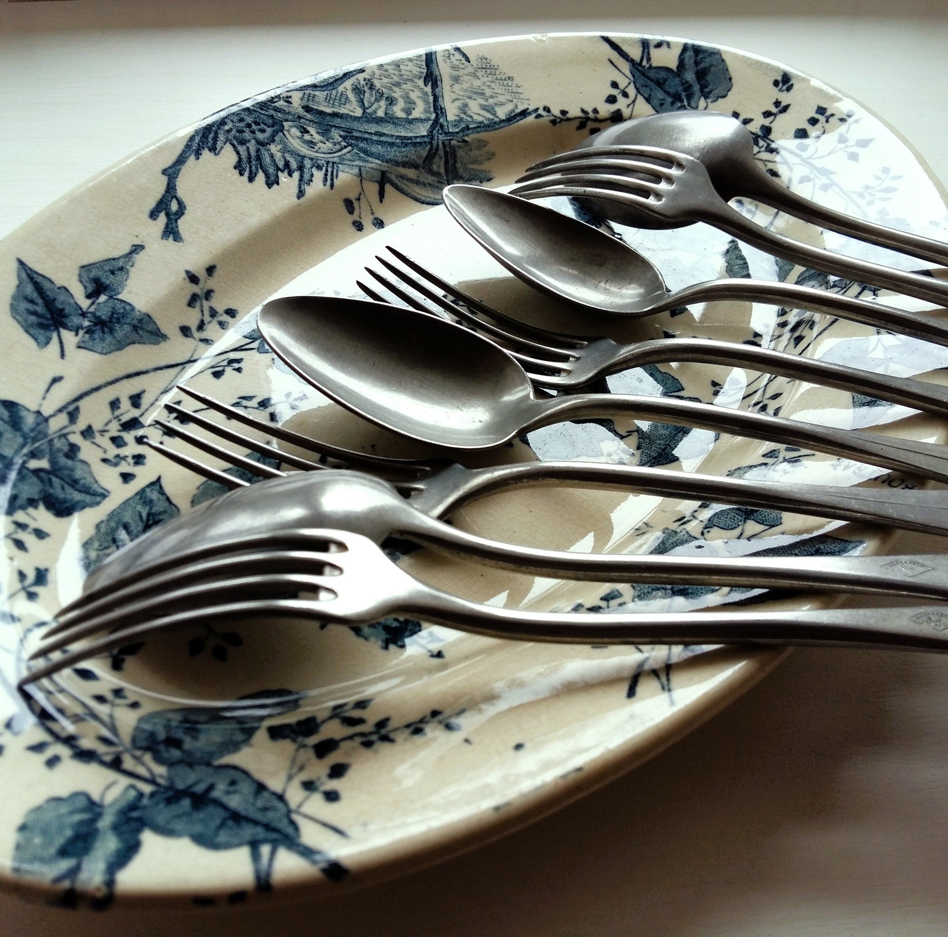 8 Antique Forks & Dessert Spoons from Tiggy & Pip - Just €64! Shop now at Tiggy and Pip