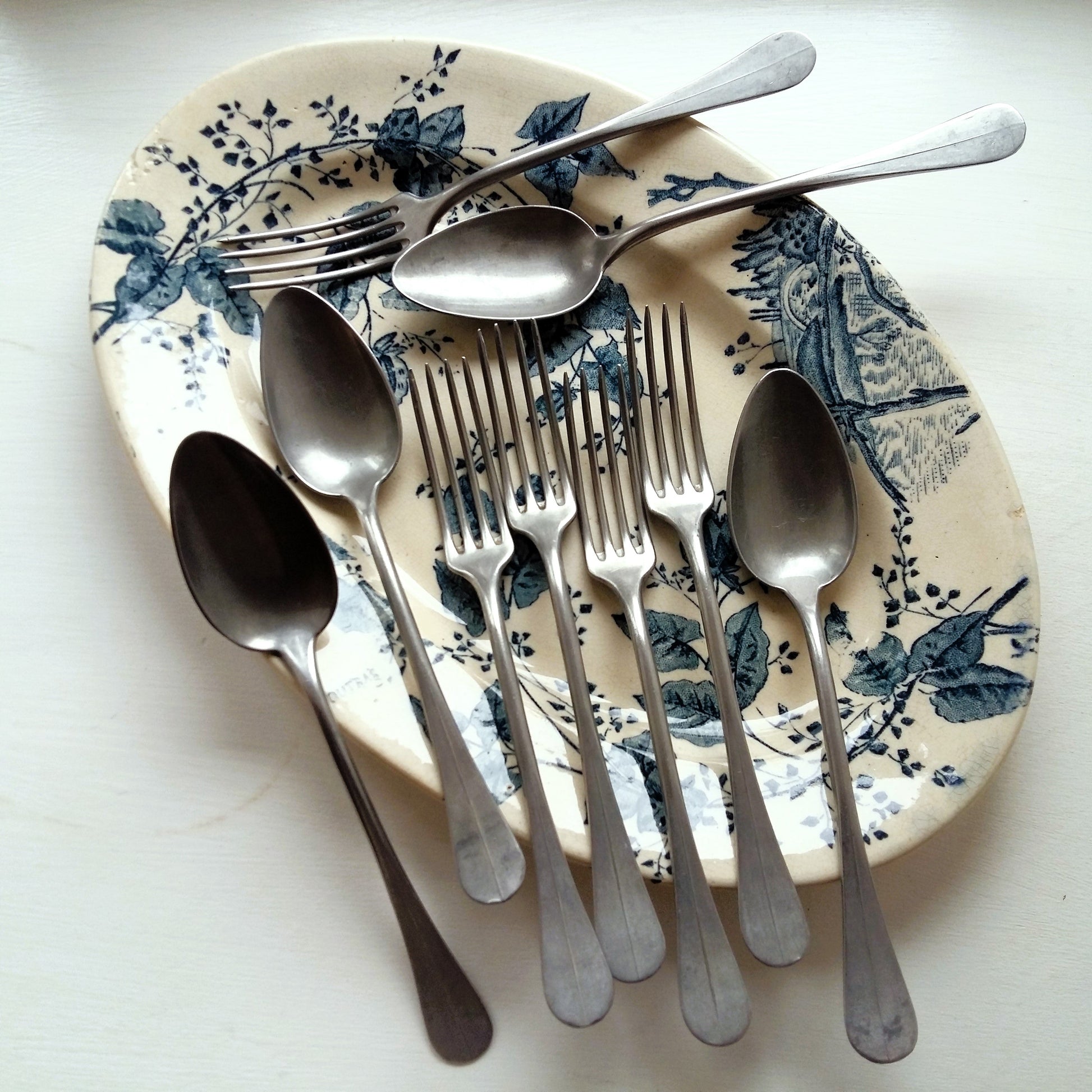 8 Antique Forks & Dessert Spoons from Tiggy & Pip - Just €64! Shop now at Tiggy and Pip