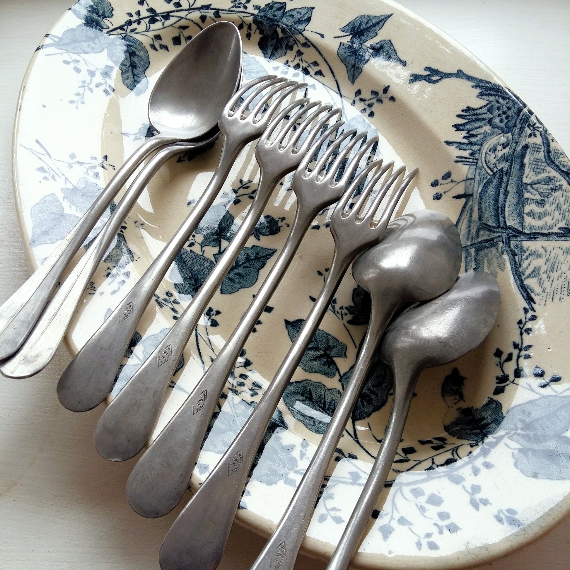 8 Antique Forks & Dessert Spoons from Tiggy & Pip - Just €64! Shop now at Tiggy and Pip