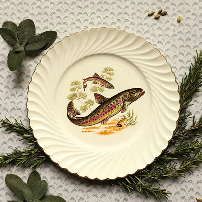 Eight Mix and Match Vintage Fish Plates from Tiggy and Pip - Just €199! Shop now at Tiggy and Pip