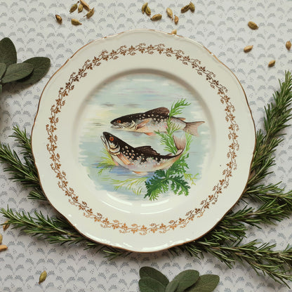 NINE Mix and Match Vintage Fish Plates from Tiggy and Pip - Just €216! Shop now at Tiggy and Pip