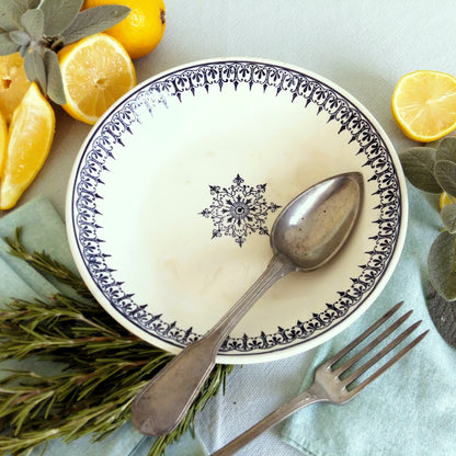 6 Antique Ironstone Transferware Plates from Tiggy & Pip - Just €216! Shop now at Tiggy and Pip