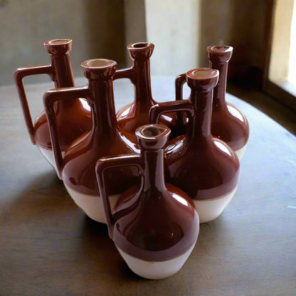 Set of SIX Medieval Style Earthenware Pitchers from Tiggy and Pip - Just €180! Shop now at Tiggy and Pip