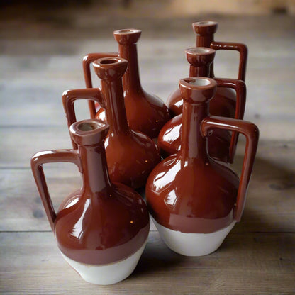 Set of SIX Medieval Style Earthenware Pitchers from Tiggy and Pip - Just €180! Shop now at Tiggy and Pip