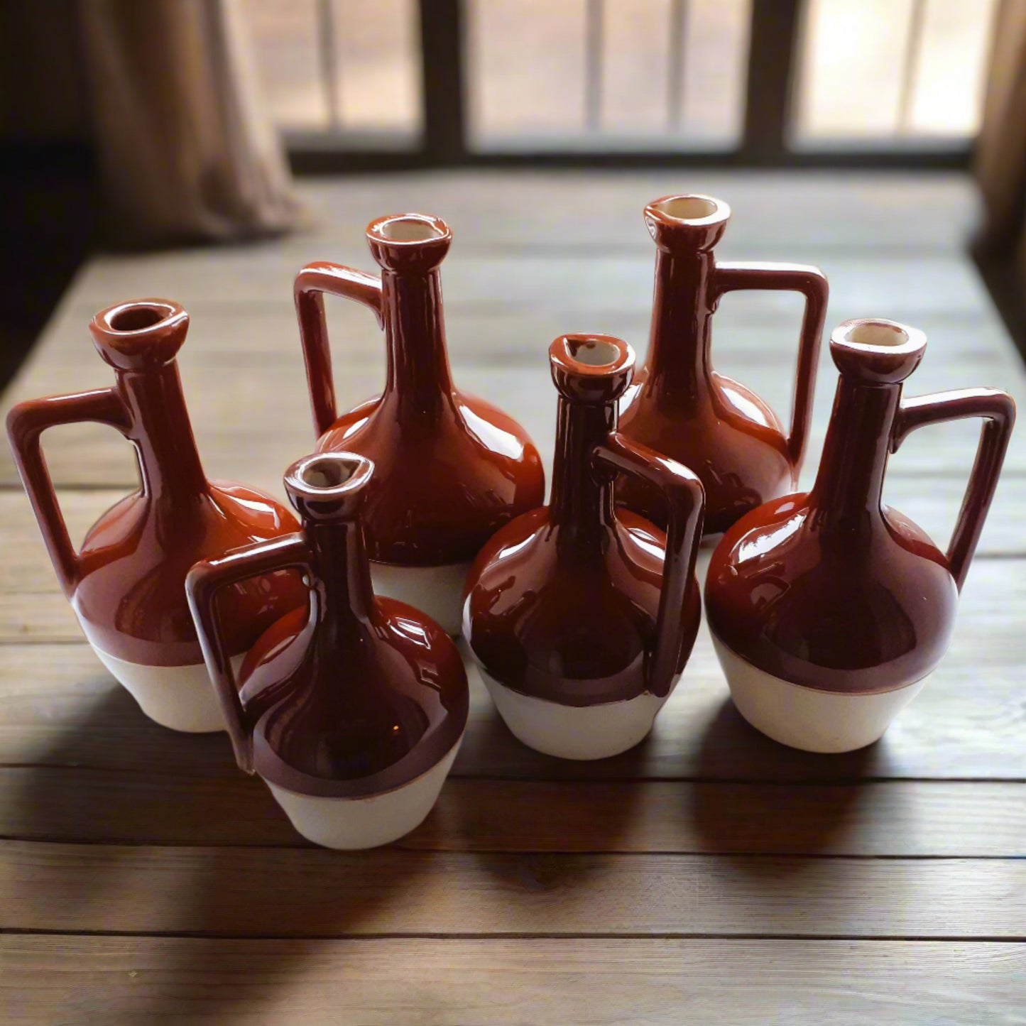 THREE Earthenware Pitchers. "P. Bardinet 100/75cl Distillateur Bordeaux Déposé". from Tiggy and Pip - Just €89! Shop now at Tiggy and Pip