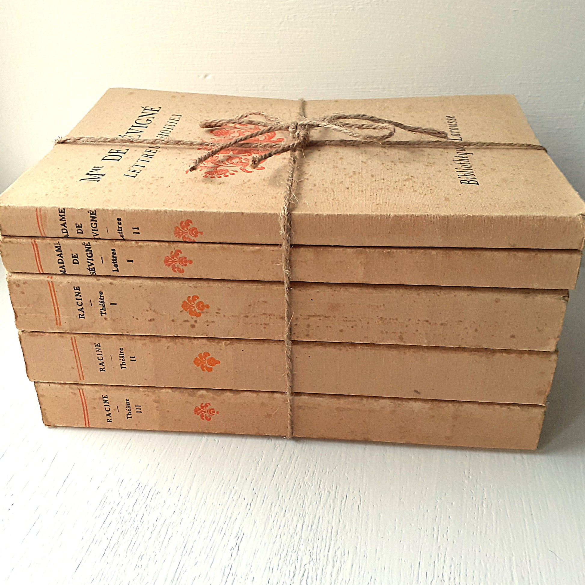 Book Stack of 17th Century French Literature from Tiggy & Pip - Just €120! Shop now at Tiggy and Pip