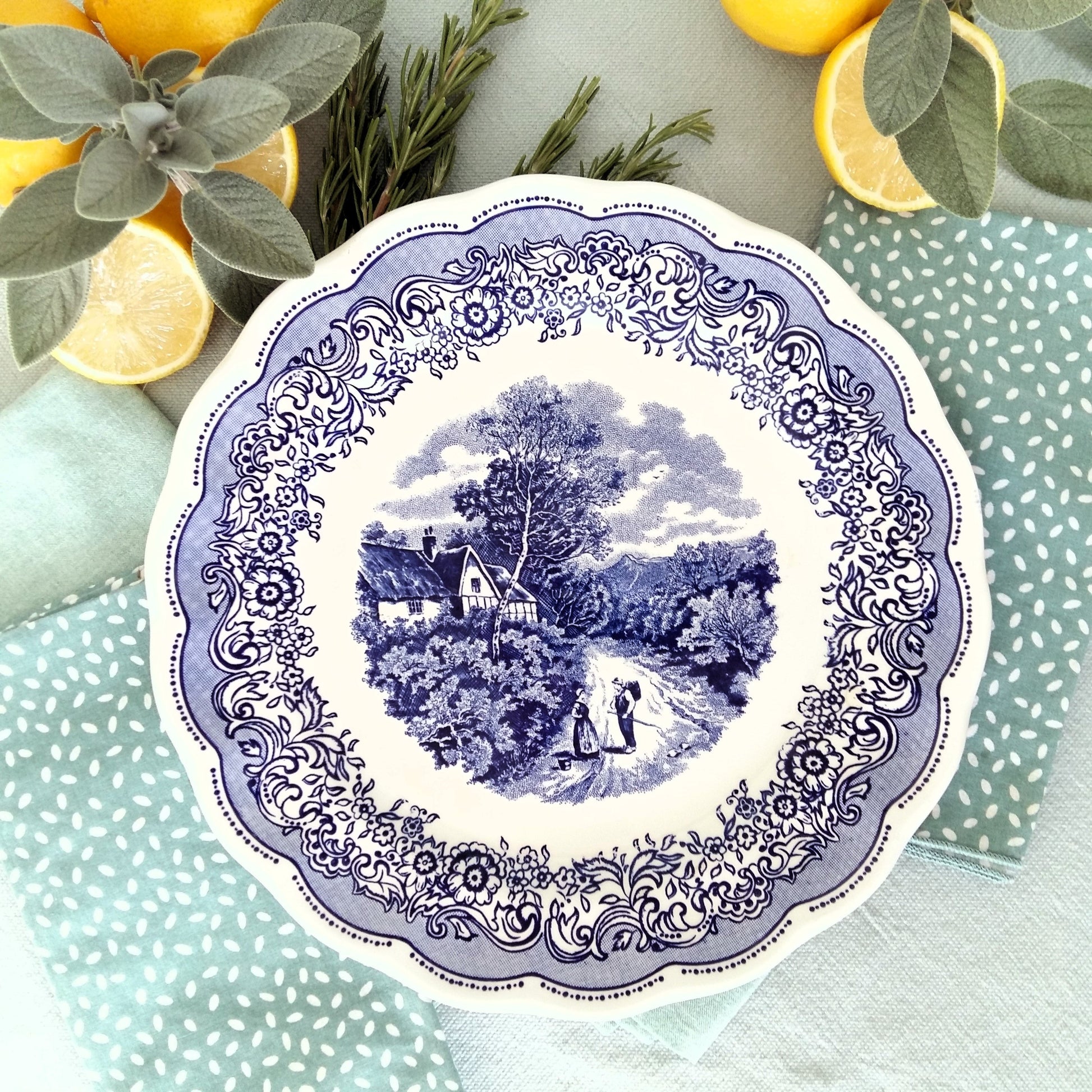 8 mix and match transferware plates and bowls from Tiggy & Pip - Just €199! Shop now at Tiggy and Pip