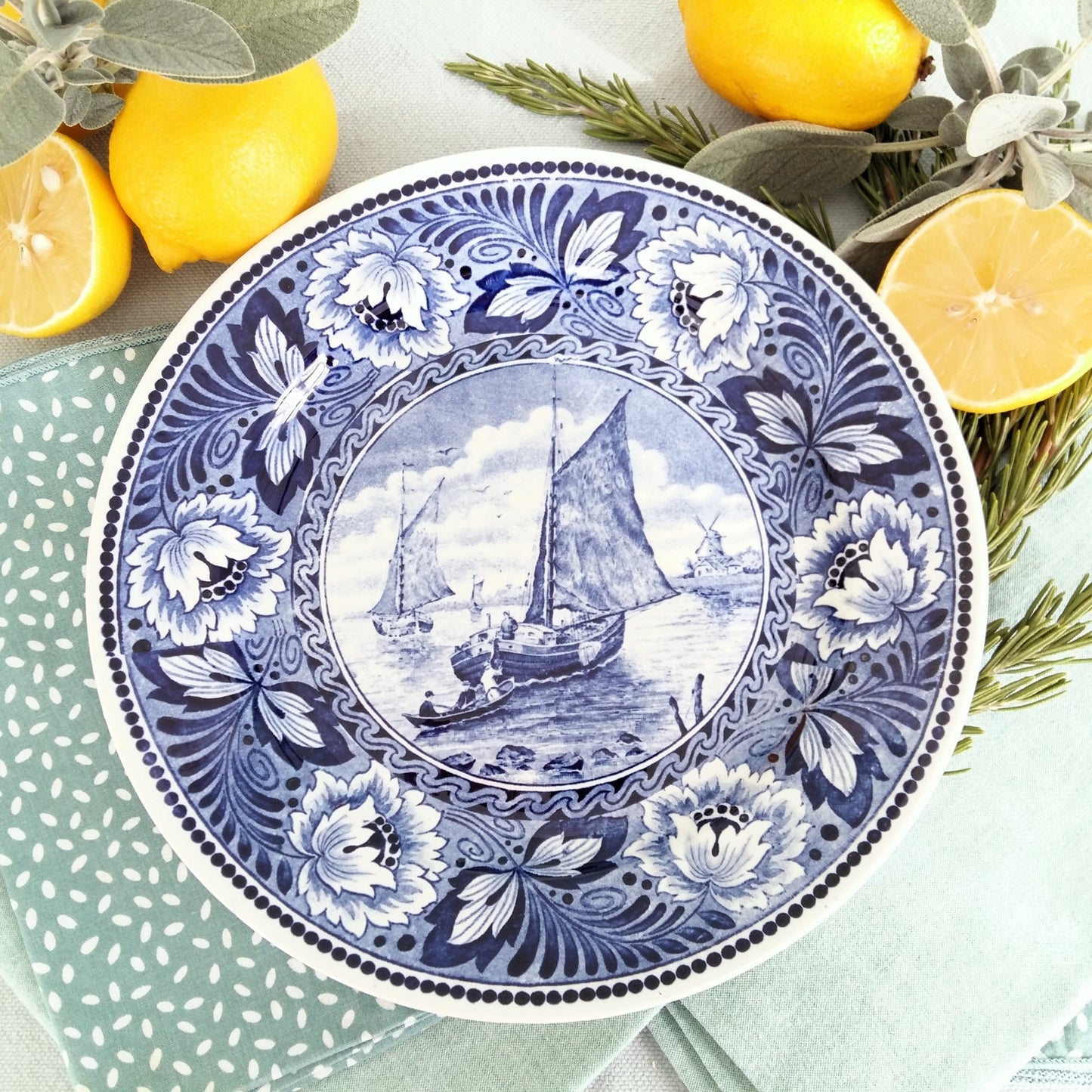 Eight mix and match transferware plates from Tiggy & Pip - Just €199! Shop now at Tiggy and Pip