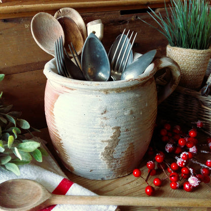 Antique Stoneware Crock Pot with Pouring Lip from Tiggy & Pip - Just €120! Shop now at Tiggy and Pip