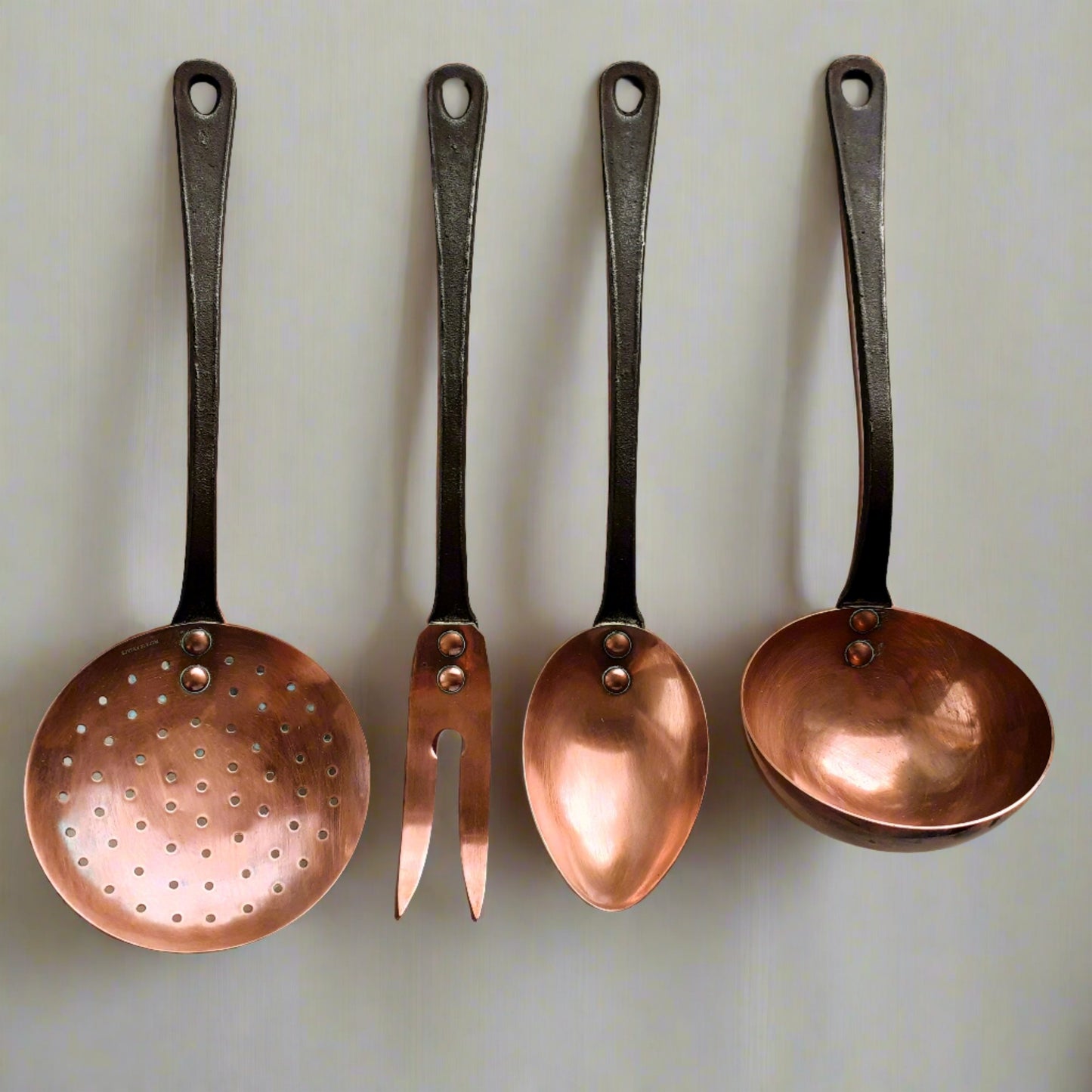 4 Professional Quality, Copper Kitchen Utensils from Tiggy & Pip - Just €146! Shop now at Tiggy and Pip