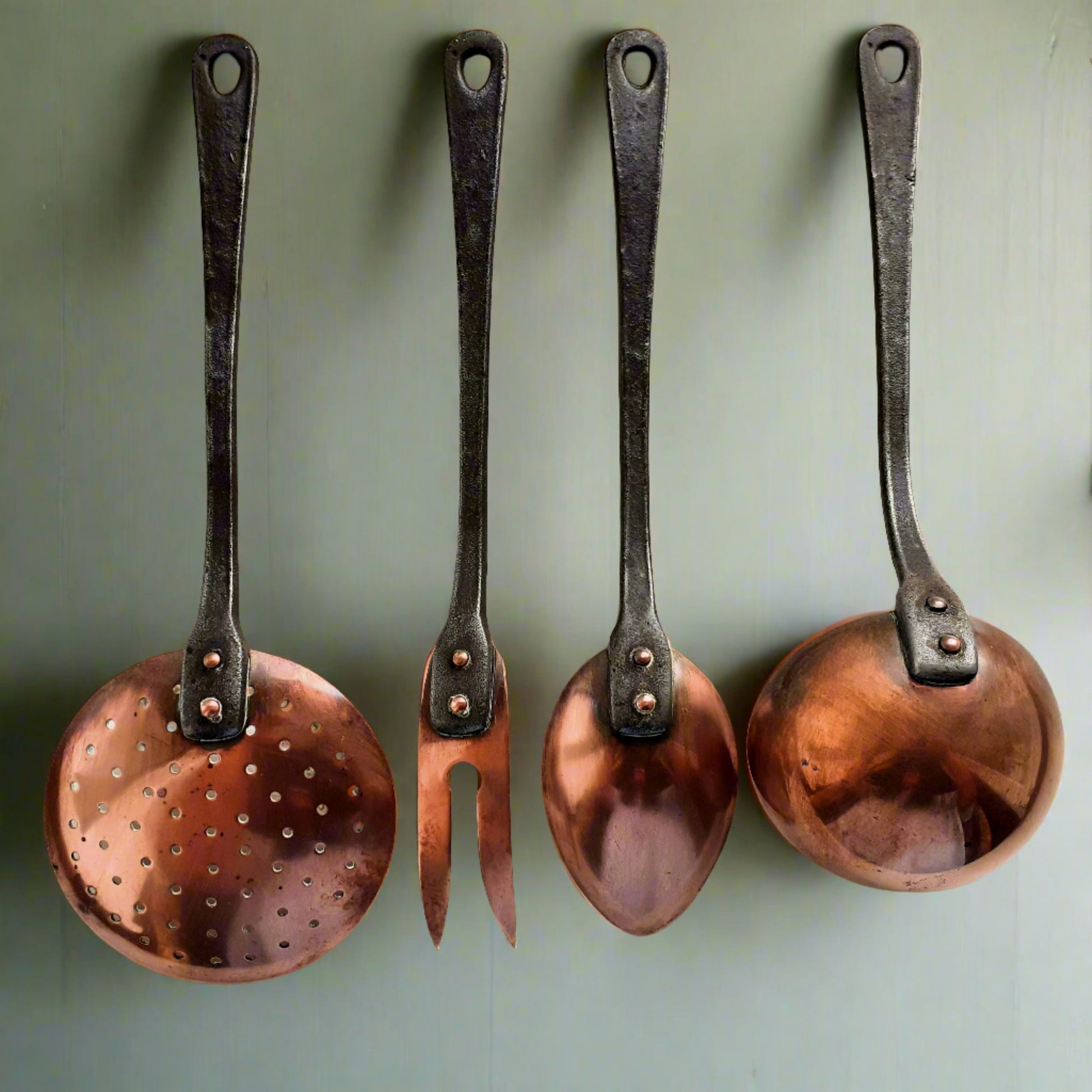 4 Professional Quality, Copper Kitchen Utensils from Tiggy & Pip - Just €146! Shop now at Tiggy and Pip