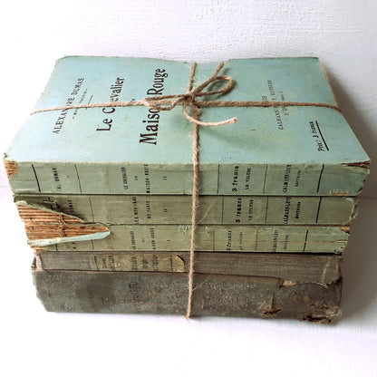 Antique, Duck Egg Blue, French Book Stack from Tiggy & Pip - Just €140! Shop now at Tiggy and Pip