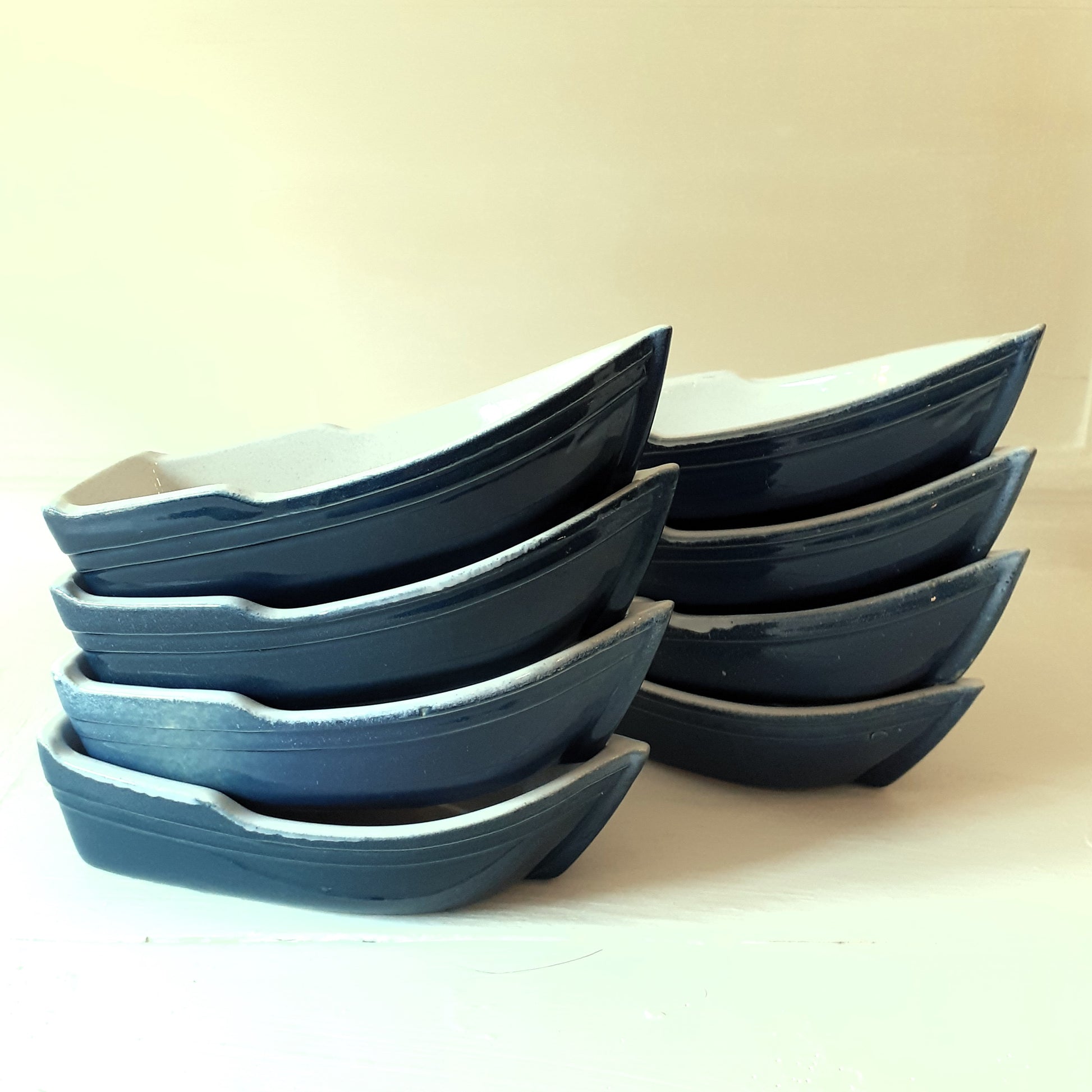 EIGHT Boat Shaped Gratin/Terrine Dishes from Tiggy & Pip - Just €144! Shop now at Tiggy and Pip