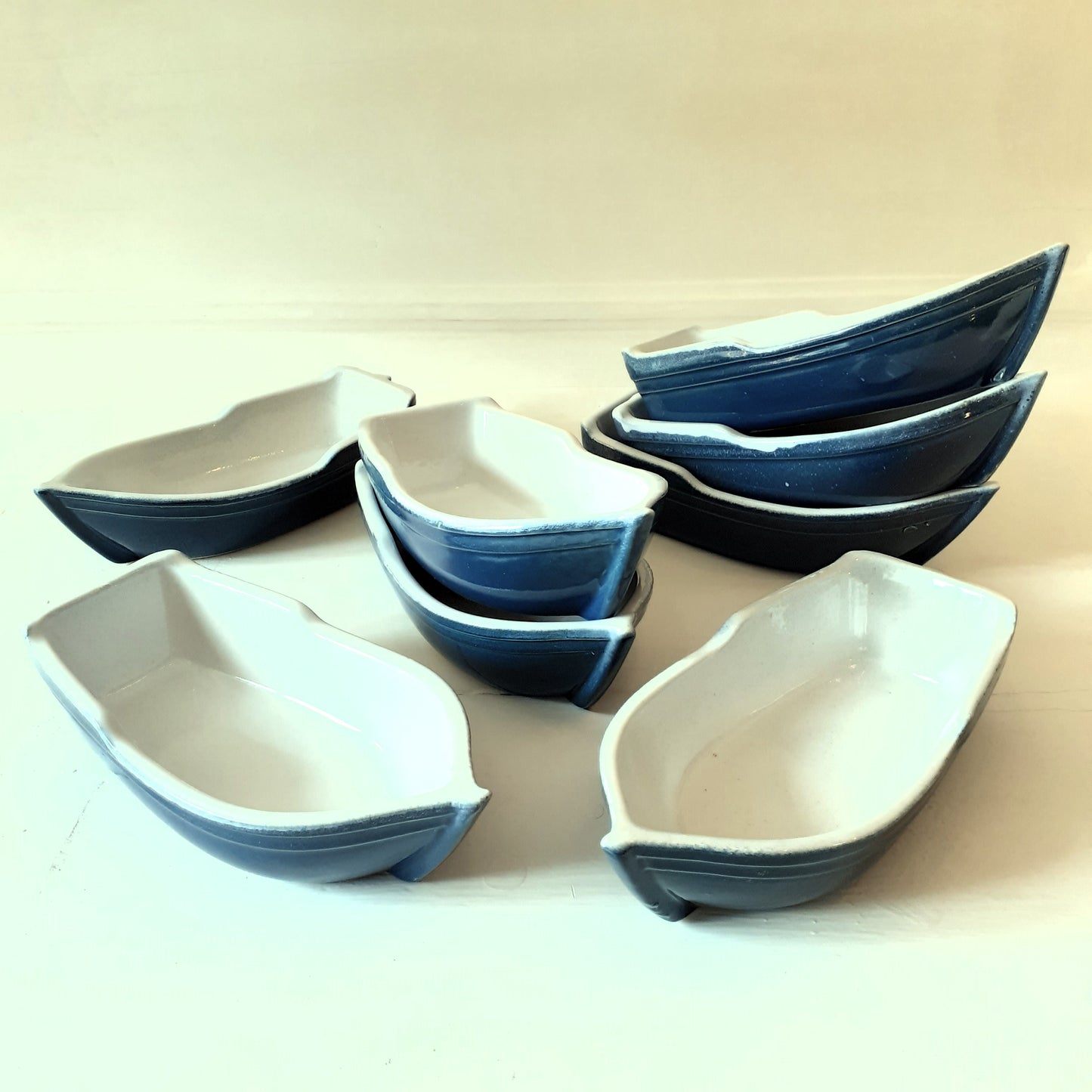 EIGHT Boat Shaped Gratin/Terrine Dishes from Tiggy & Pip - Just €144! Shop now at Tiggy and Pip