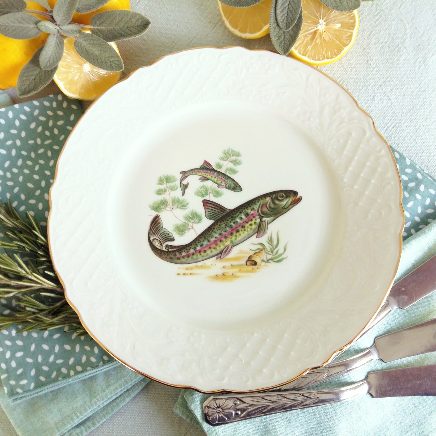 Fish Plate Set. Six Fish Plates from Tiggy & Pip - Just €168! Shop now at Tiggy and Pip