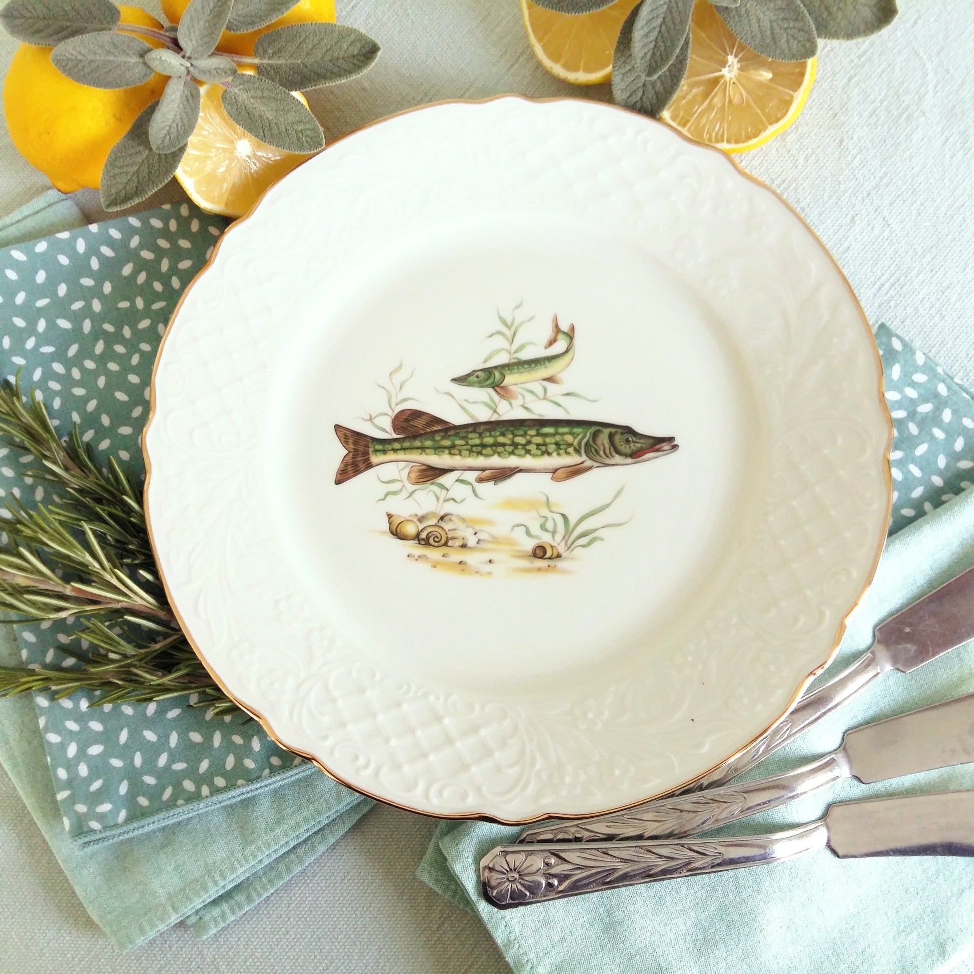 Fish Plate Set. Six Fish Plates from Tiggy & Pip - Just €168! Shop now at Tiggy and Pip
