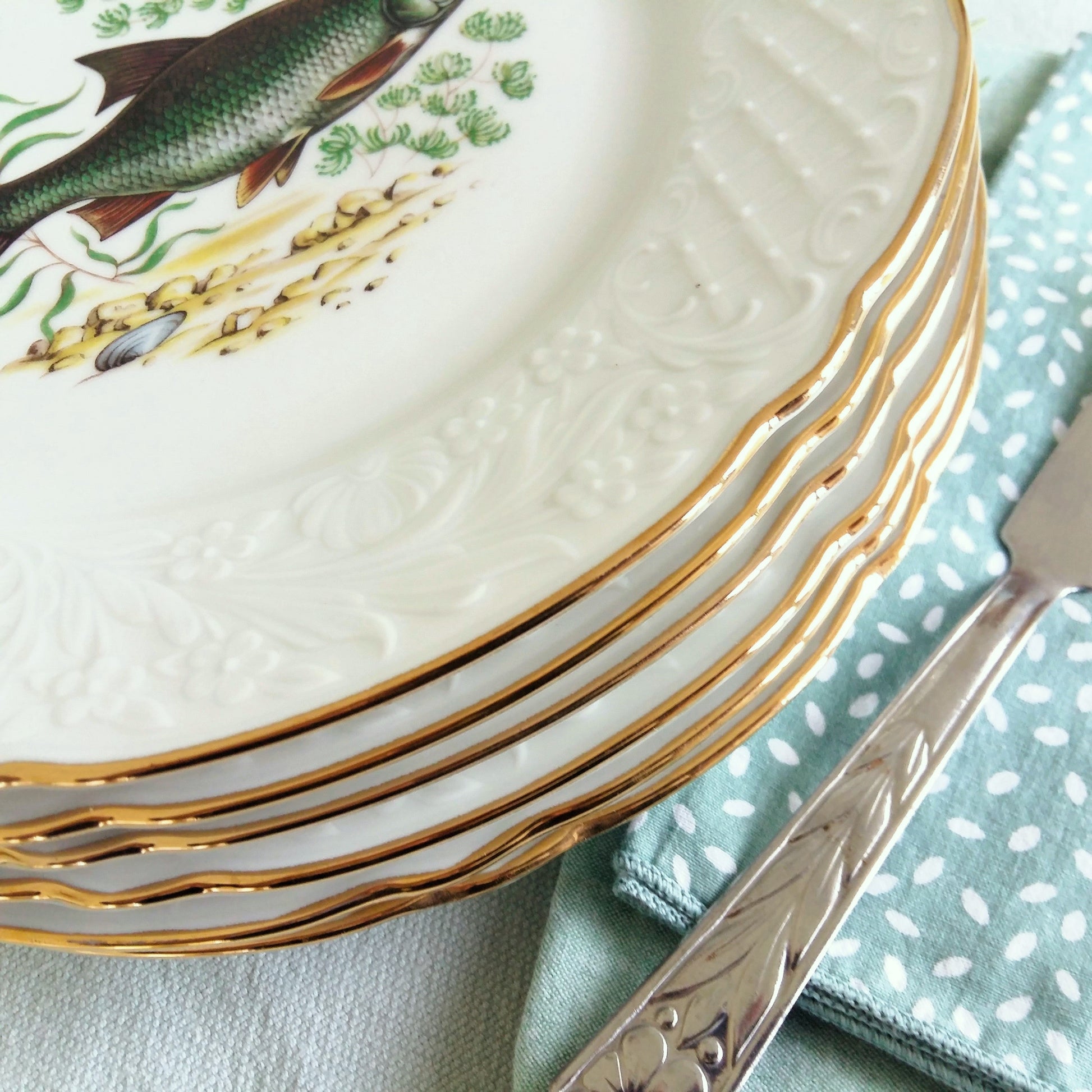 Fish Plate Set. Six Fish Plates from Tiggy & Pip - Just €168! Shop now at Tiggy and Pip