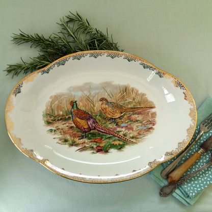 Game Bird Dinnerware Set. Limoges Porcelain from Tiggy & Pip - Just €320! Shop now at Tiggy and Pip