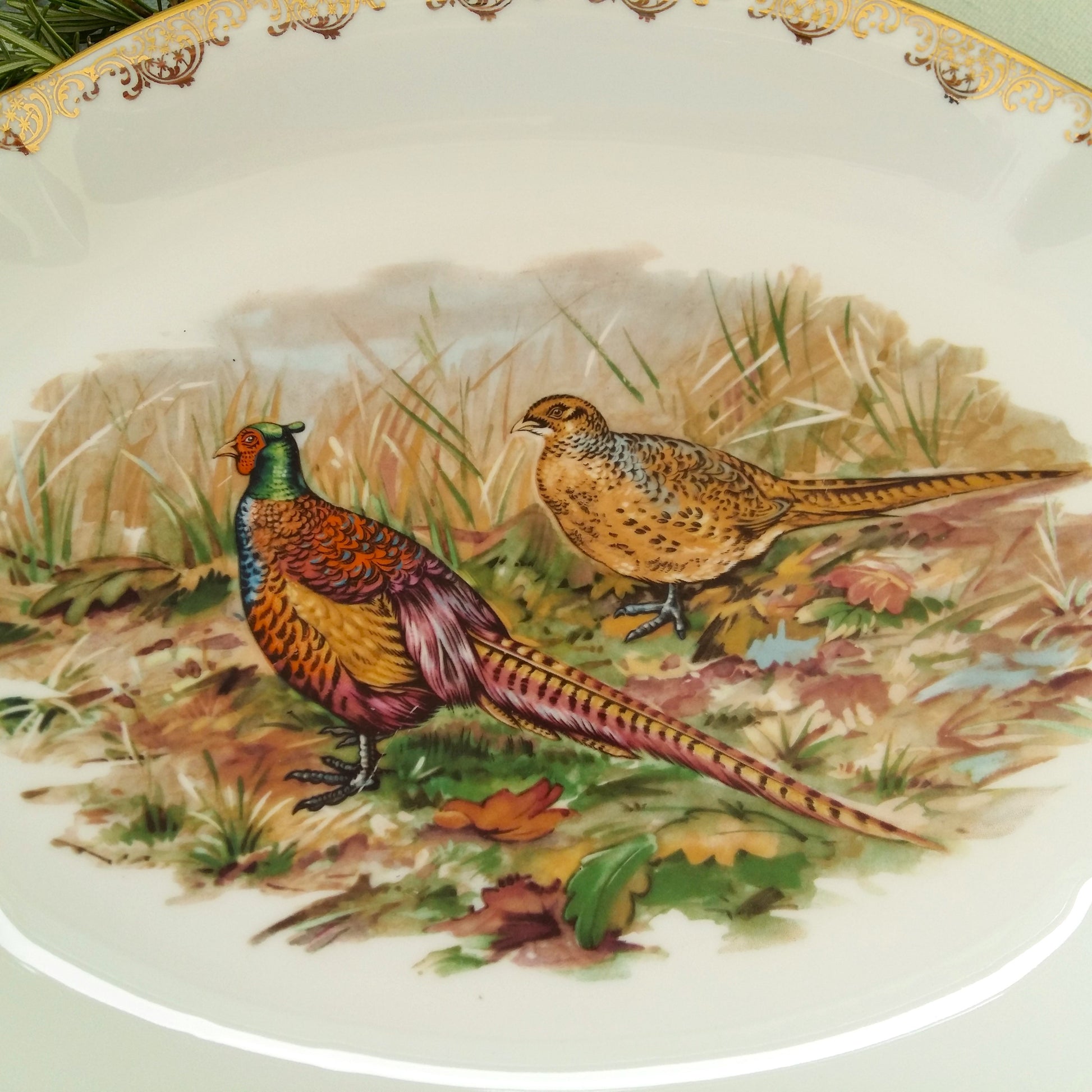 Game Bird Dinnerware Set. Limoges Porcelain from Tiggy & Pip - Just €320! Shop now at Tiggy and Pip