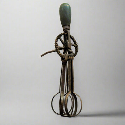 Antique Egg Whisk. Manual Rotary Egg Beater from Tiggy & Pip - Just €49! Shop now at Tiggy and Pip