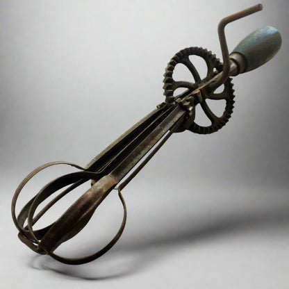 Antique Egg Whisk. Manual Rotary Egg Beater from Tiggy & Pip - Just €49! Shop now at Tiggy and Pip