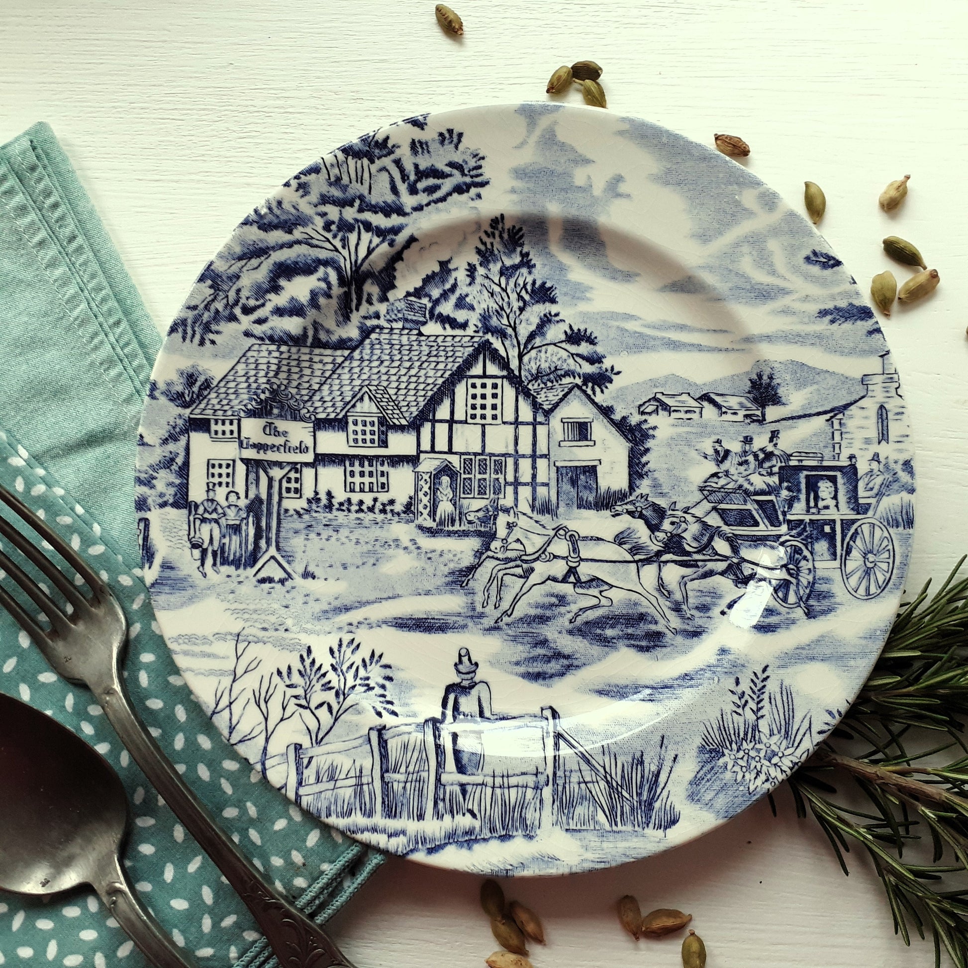 8 Mix and Match Blue and White Plates from Tiggy & Pip - Just €199! Shop now at Tiggy and Pip