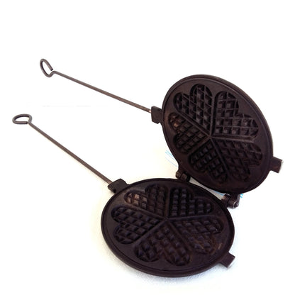 Antique Cast Iron Waffle Maker from Tiggy & Pip - Just €159! Shop now at Tiggy and Pip