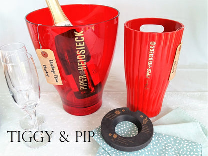 Piper Heidsieck Champagne Ice Buckets. from Tiggy & Pip - Just €75! Shop now at Tiggy and Pip