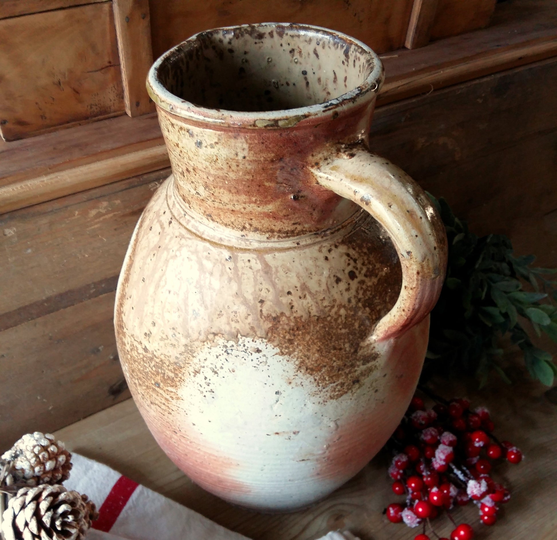 Enormous Hand Thrown Pottery Pitcher from Tiggy & Pip - Just €169! Shop now at Tiggy and Pip