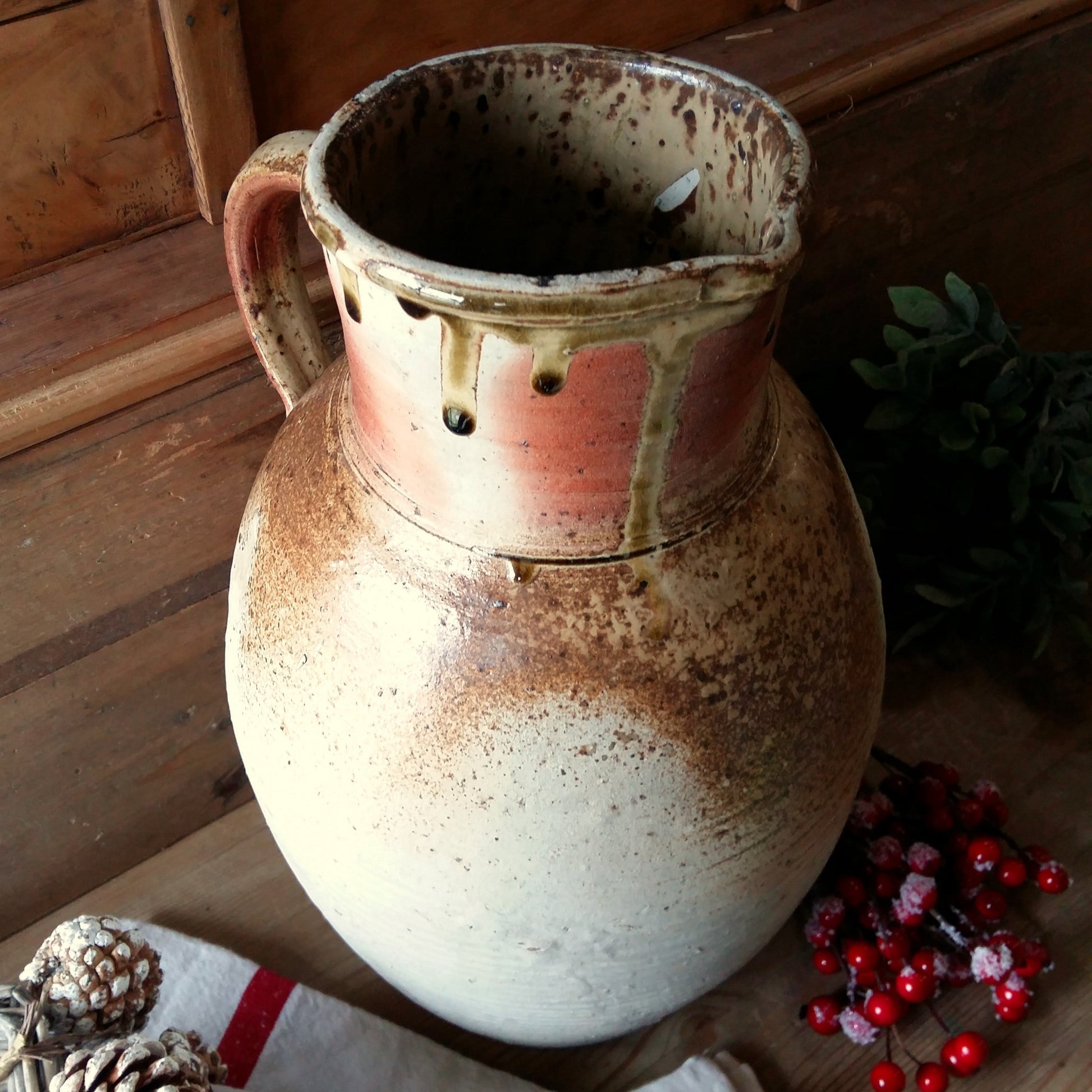 Enormous Hand Thrown Pottery Pitcher from Tiggy & Pip - Just €169! Shop now at Tiggy and Pip