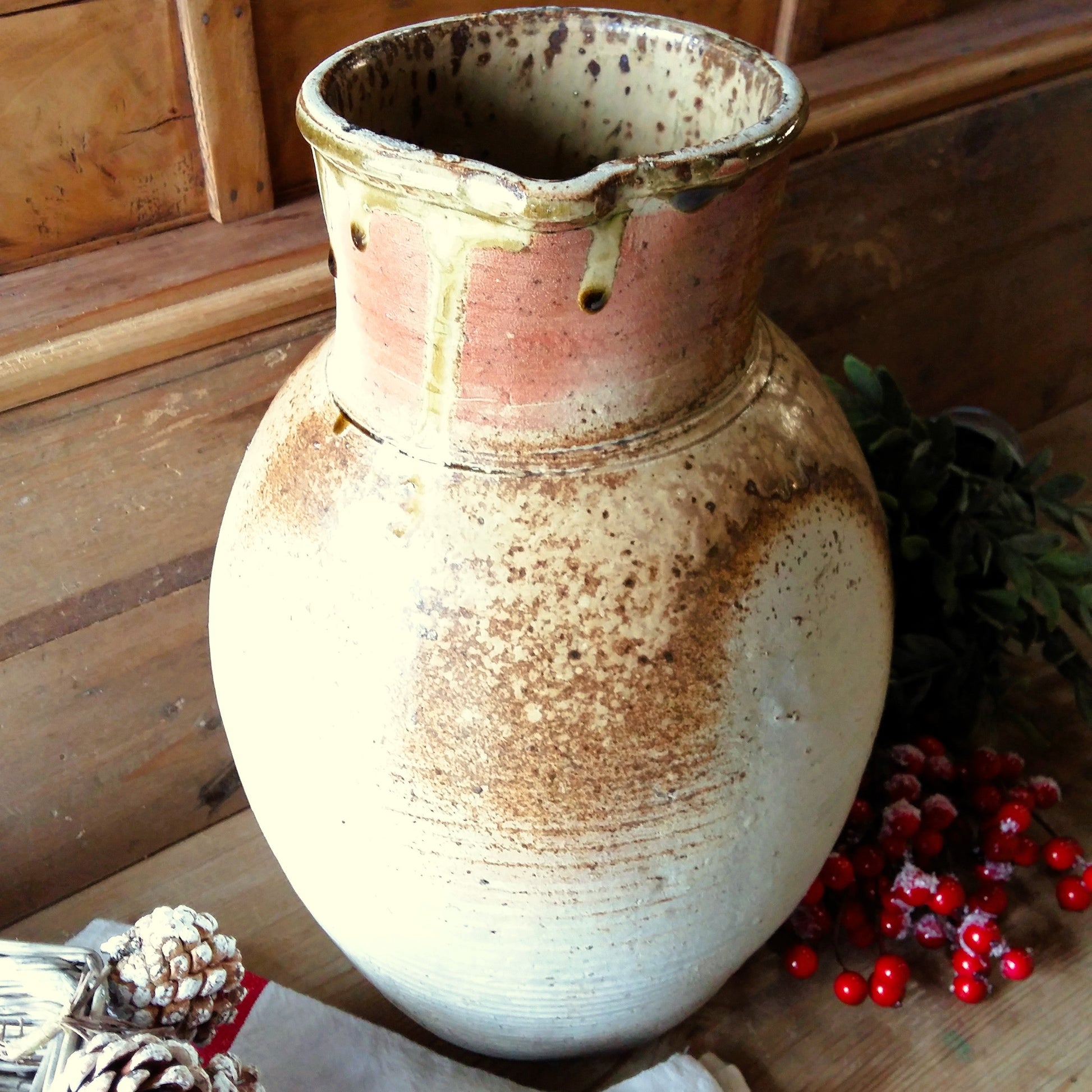 Enormous Hand Thrown Pottery Pitcher from Tiggy & Pip - Just €169! Shop now at Tiggy and Pip