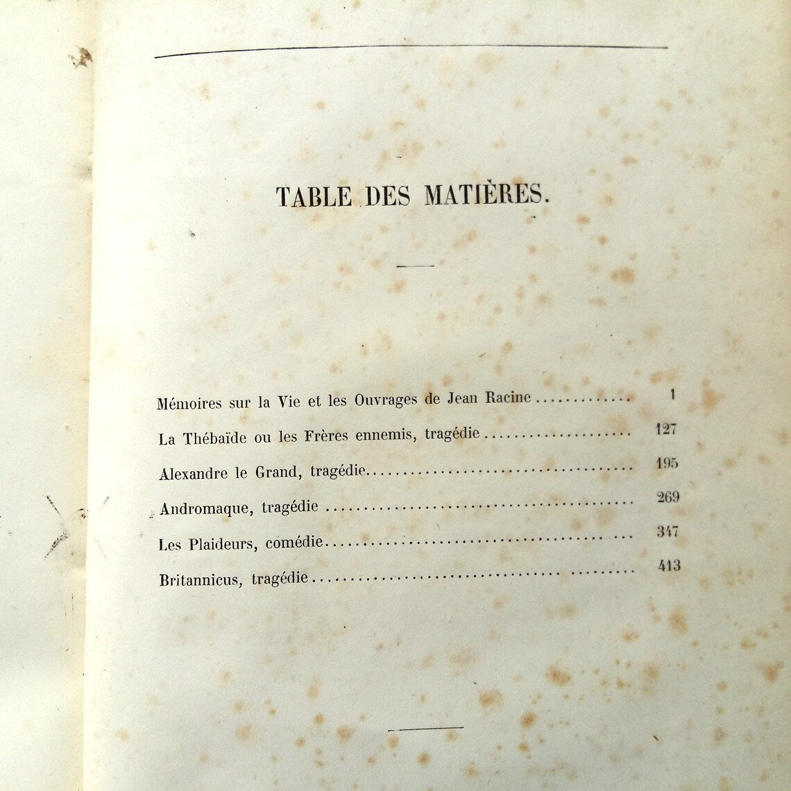 The Complete Works of Racine. 1864 Editions from Tiggy & Pip - Just €80! Shop now at Tiggy and Pip