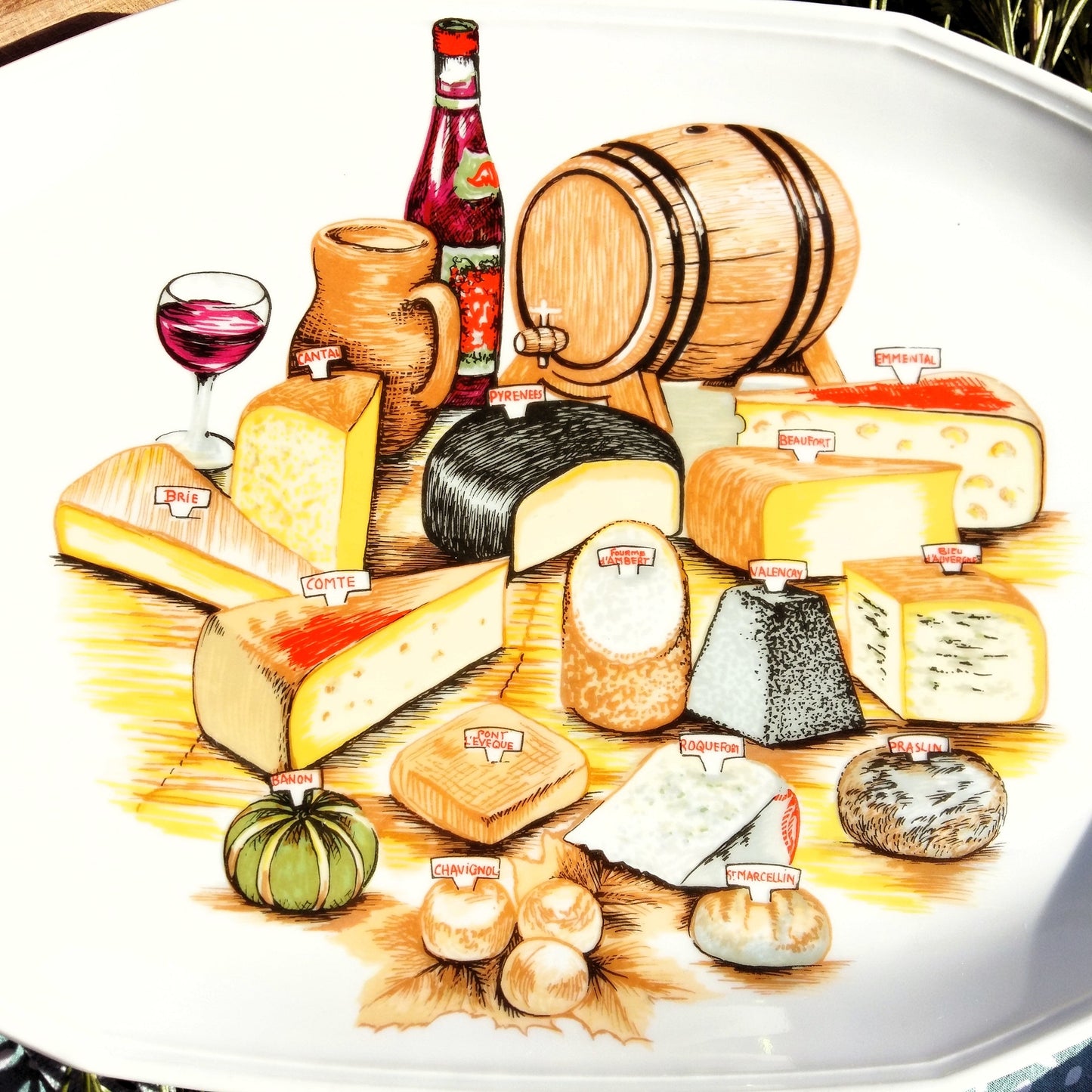 SIX, Les Fromages, Cheese Plates and Platter from Tiggy and Pip - Just €180! Shop now at Tiggy and Pip