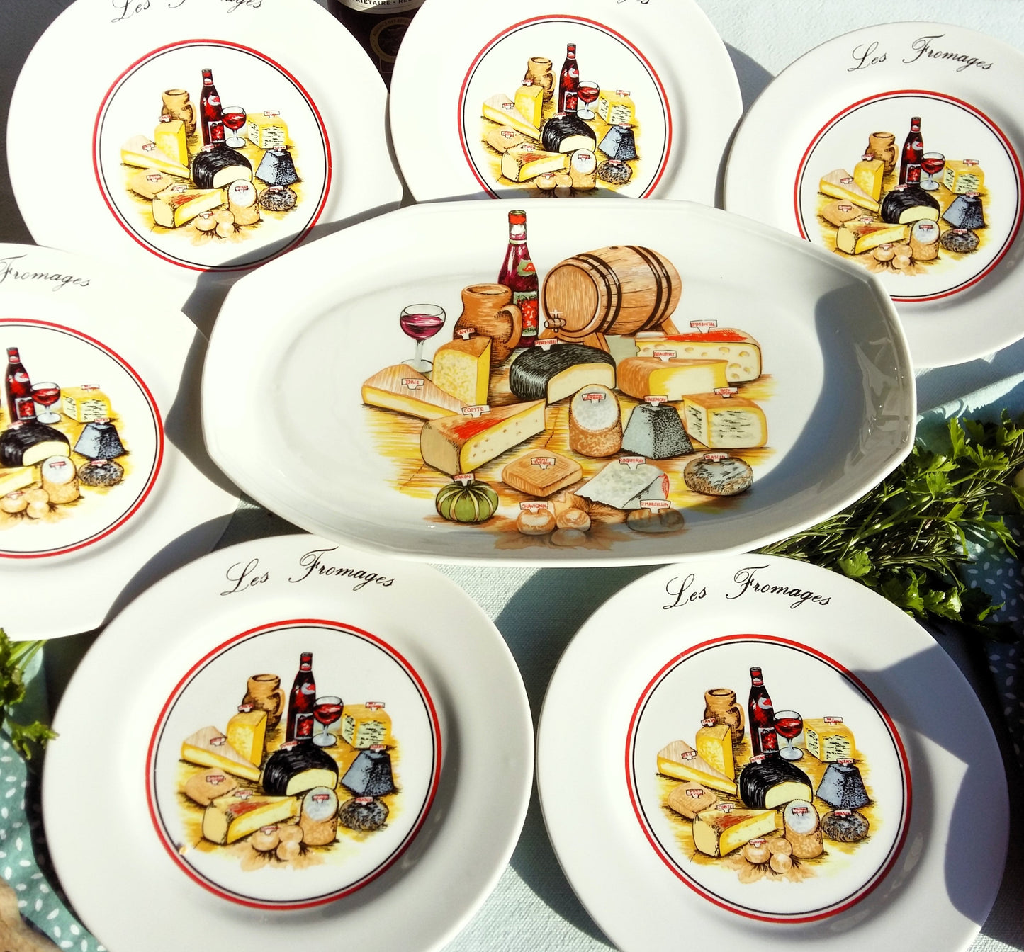 SIX, Les Fromages, Cheese Plates and Platter from Tiggy and Pip - Just €180! Shop now at Tiggy and Pip