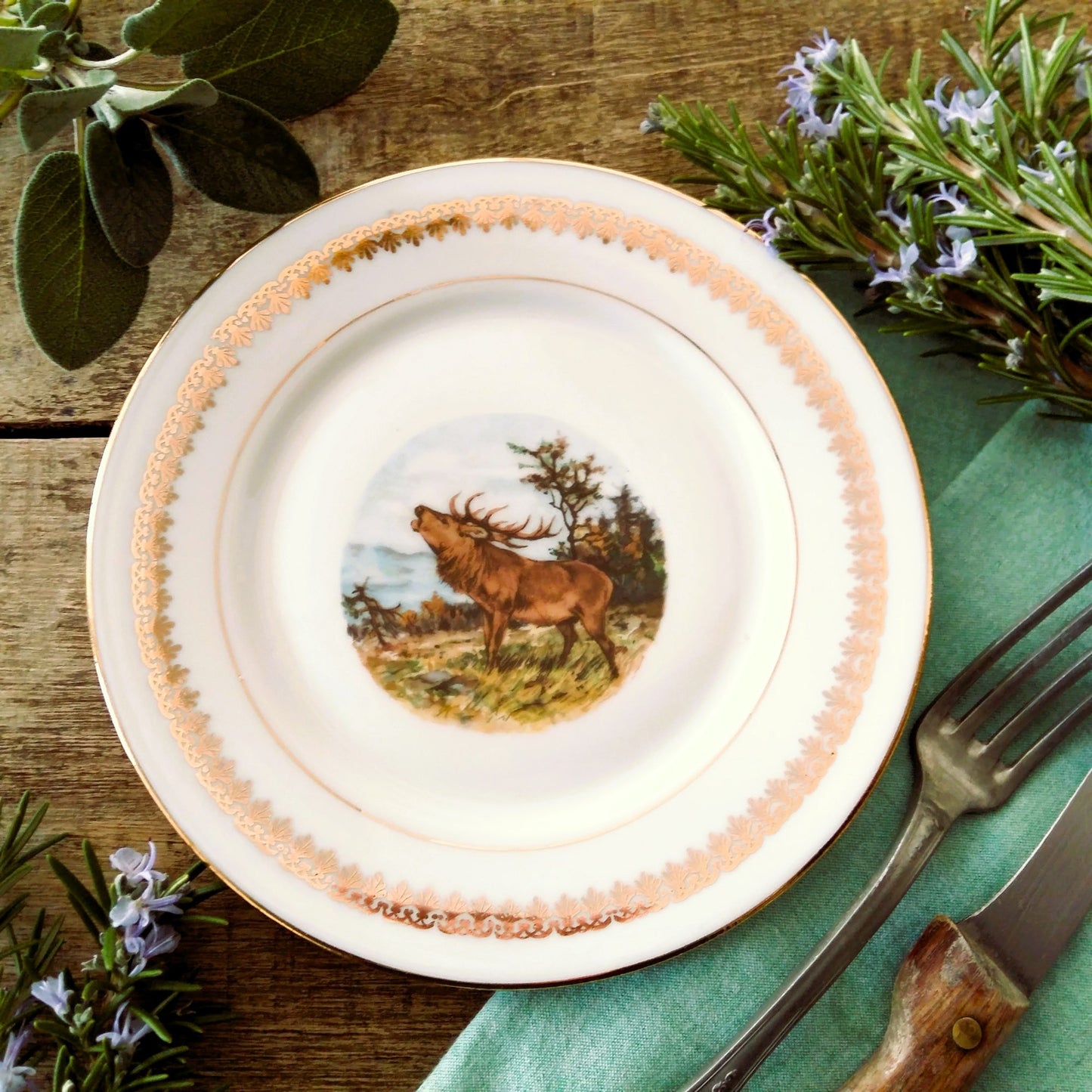 TEN Limoges Porcelain Game Plates from Tiggy & Pip - Just €180! Shop now at Tiggy and Pip