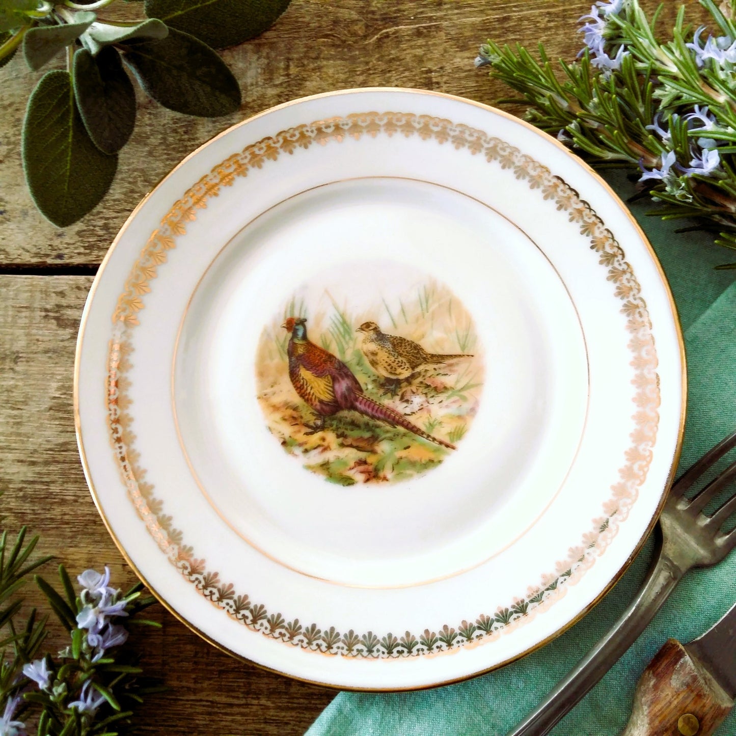 TEN Limoges Porcelain Game Plates from Tiggy & Pip - Just €180! Shop now at Tiggy and Pip