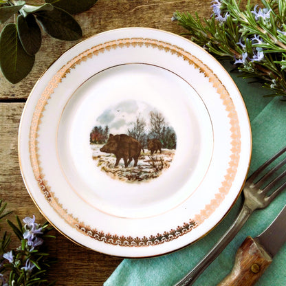 TEN Limoges Porcelain Game Plates from Tiggy & Pip - Just €180! Shop now at Tiggy and Pip