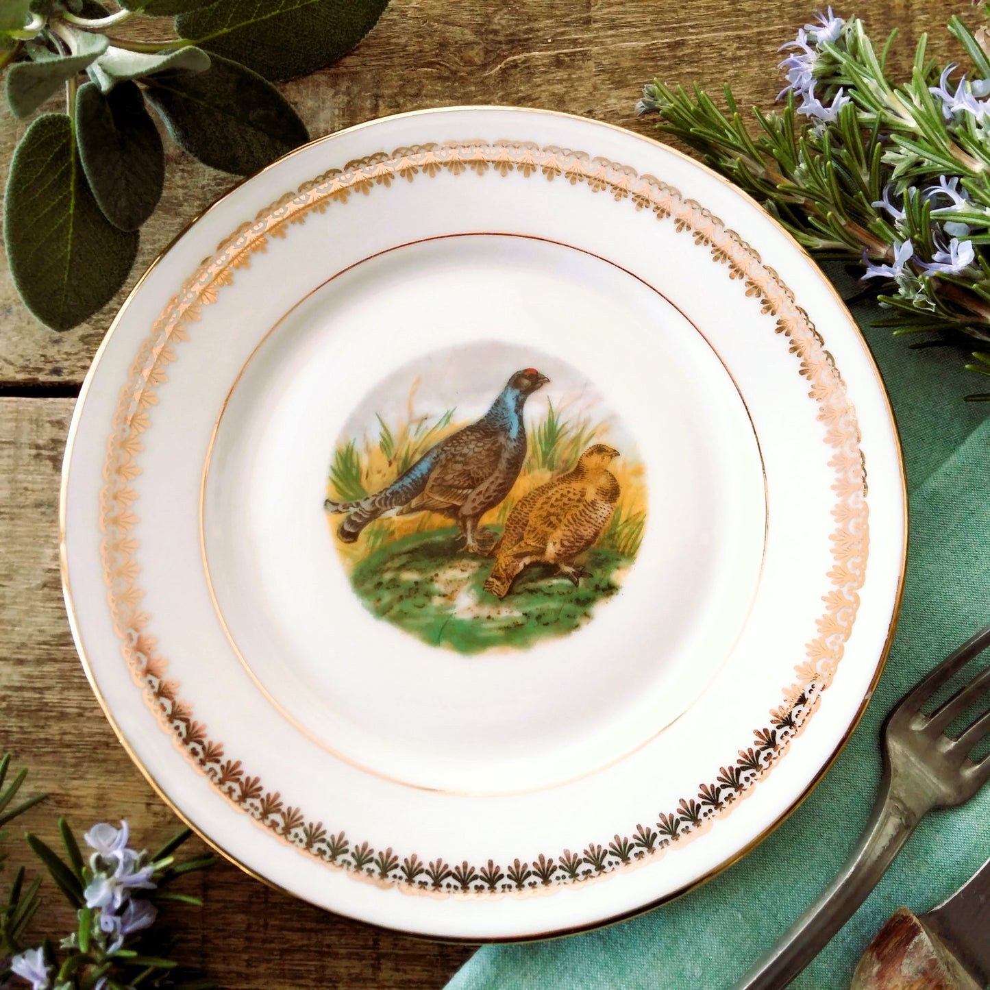 TEN Limoges Porcelain Game Plates from Tiggy & Pip - Just €180! Shop now at Tiggy and Pip