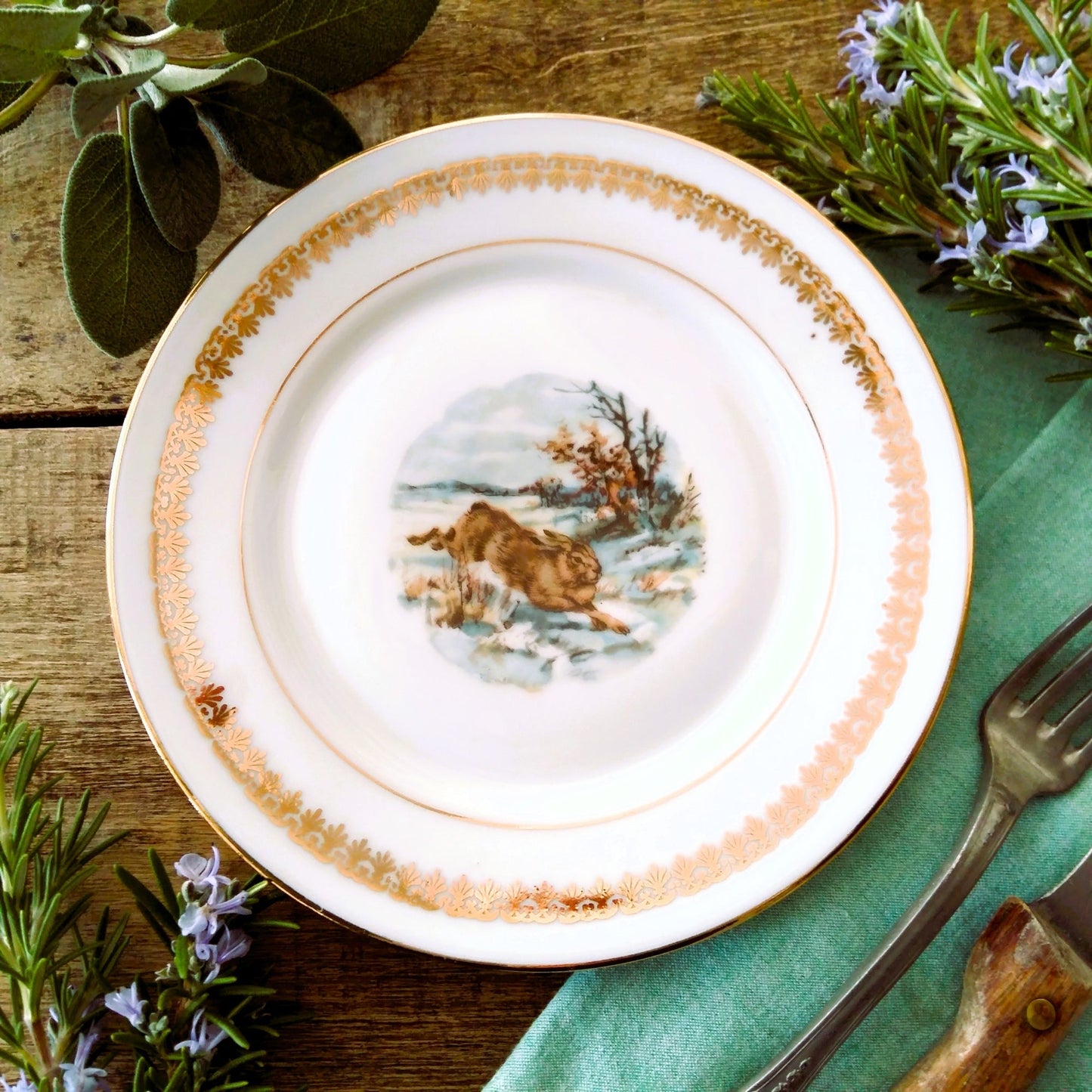 TEN Limoges Porcelain Game Plates from Tiggy & Pip - Just €180! Shop now at Tiggy and Pip