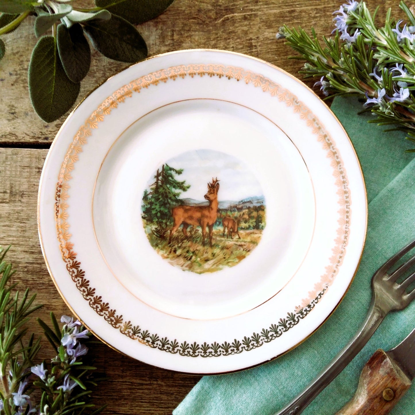 TEN Limoges Porcelain Game Plates from Tiggy & Pip - Just €180! Shop now at Tiggy and Pip